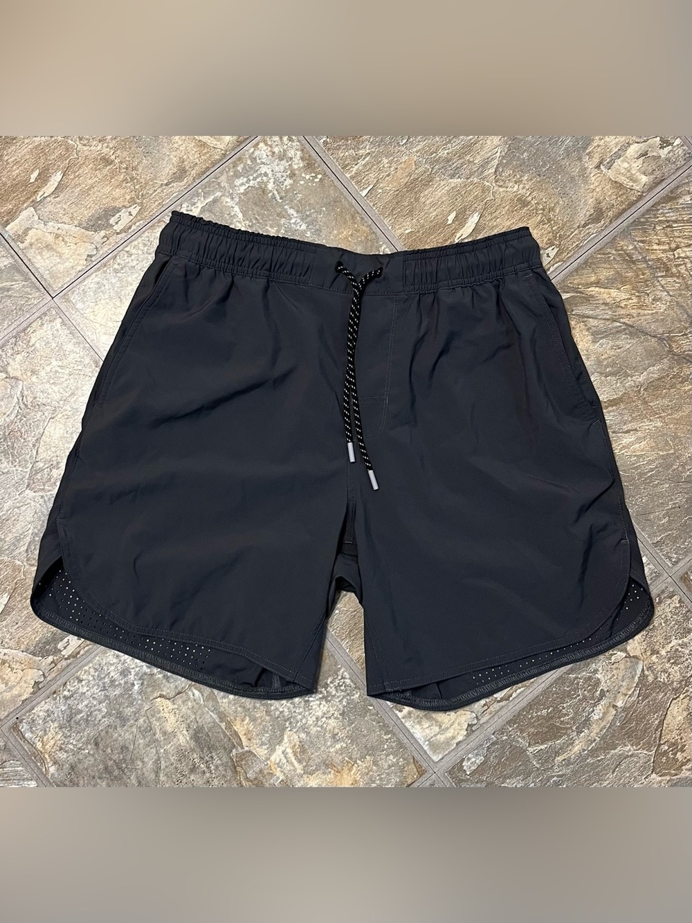 Legends Luka Activewear Shorts Gray Lined 7" Gym Training Mens Large